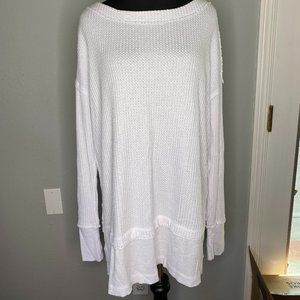 Waffle Knit Long Sleeve Shirt